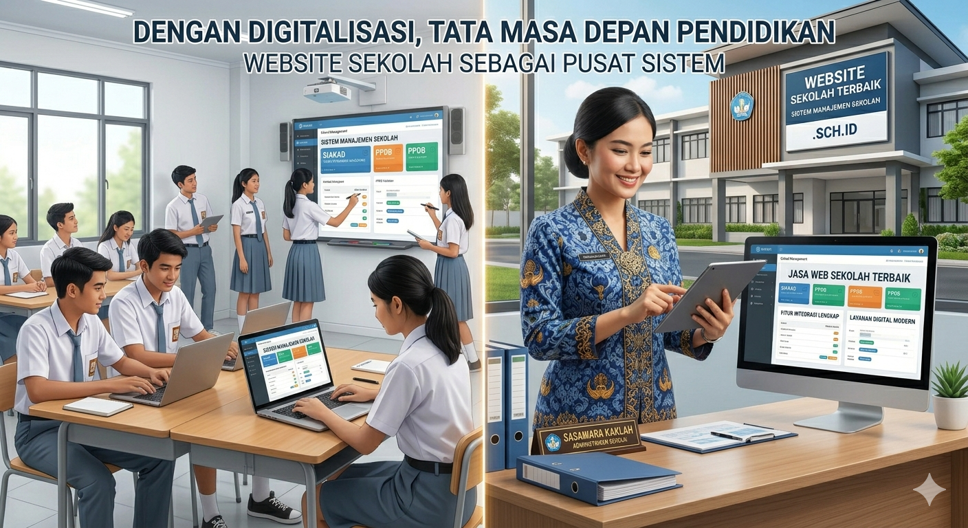 Jasa web manajemen sekolah terbaik untuk digitalisasi pendidikan modern