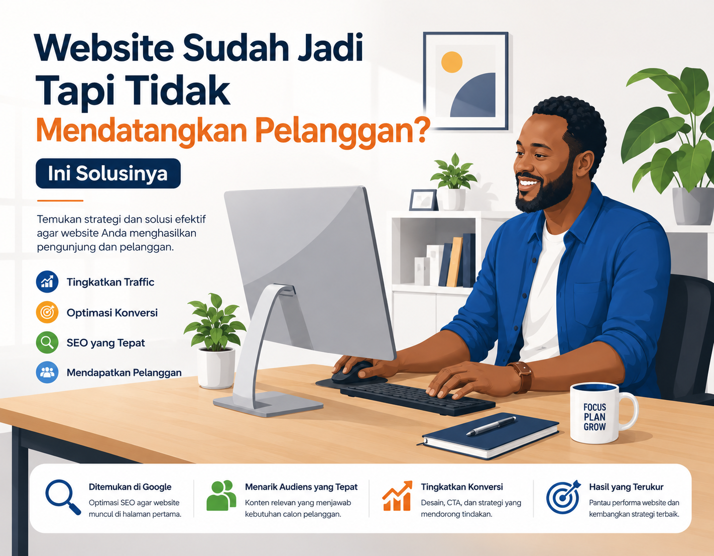 Website sudah jadi tapi tidak mendatangkan pelanggan? ini solusinya