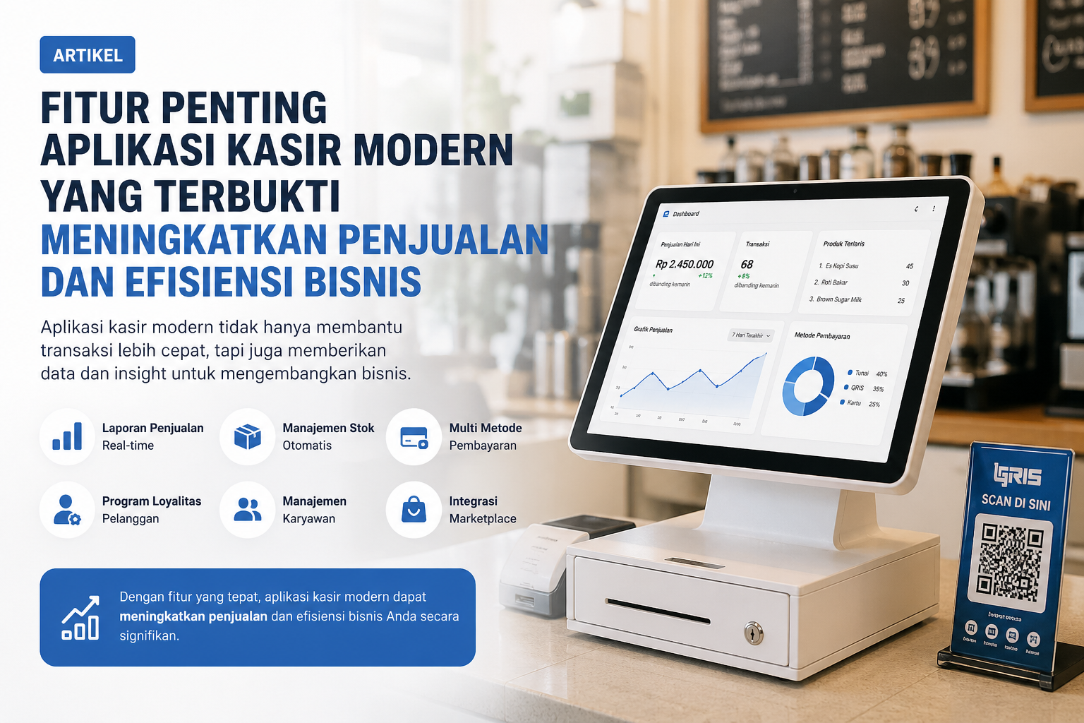 Fitur wajib dalam aplikasi kasir untuk meningkatkan penjualan