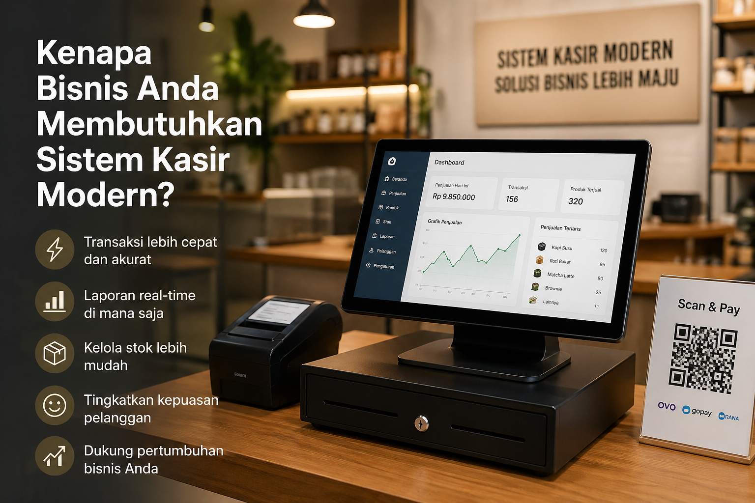 Kenapa bisnis anda membutuhkan sistem kasir modern?